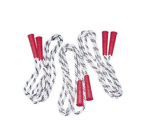 Nylon Jump Ropes 7 Ft. with Plastic Handles - 12/pkg.