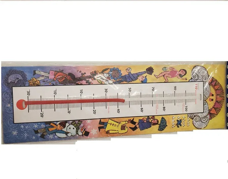 Classroom Educational Thermometer - Demonstration Size Vintage
