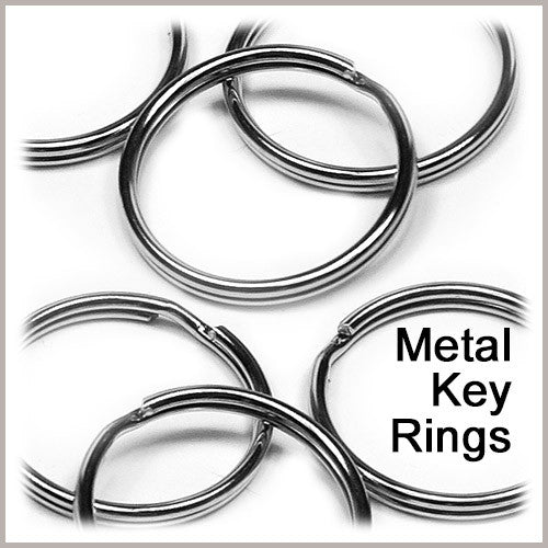 Split Key Ring Metal  25mm (7/8") 144 per package