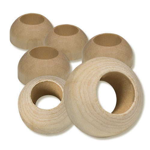 Doll Pin Stands, Natural, 5/8-Inch, 10/pk (91593)