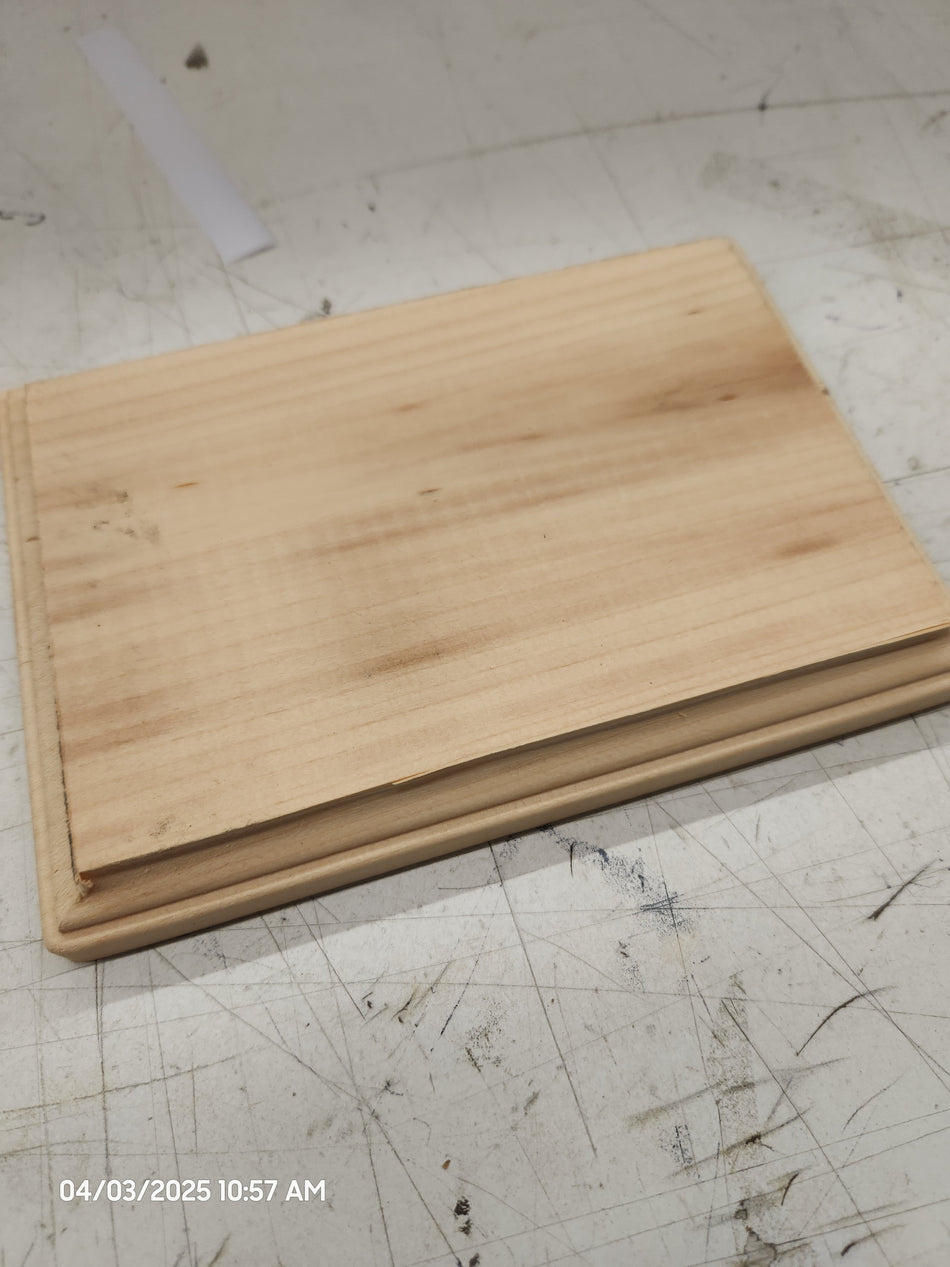 Wood Plaque - 5" x 7" x 3/4" Rectangle