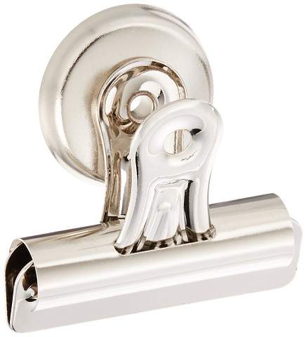 Magnetic Bull Dog Clips, Size 2-1/4-Inch Wide, 1/2-Inch Capacity