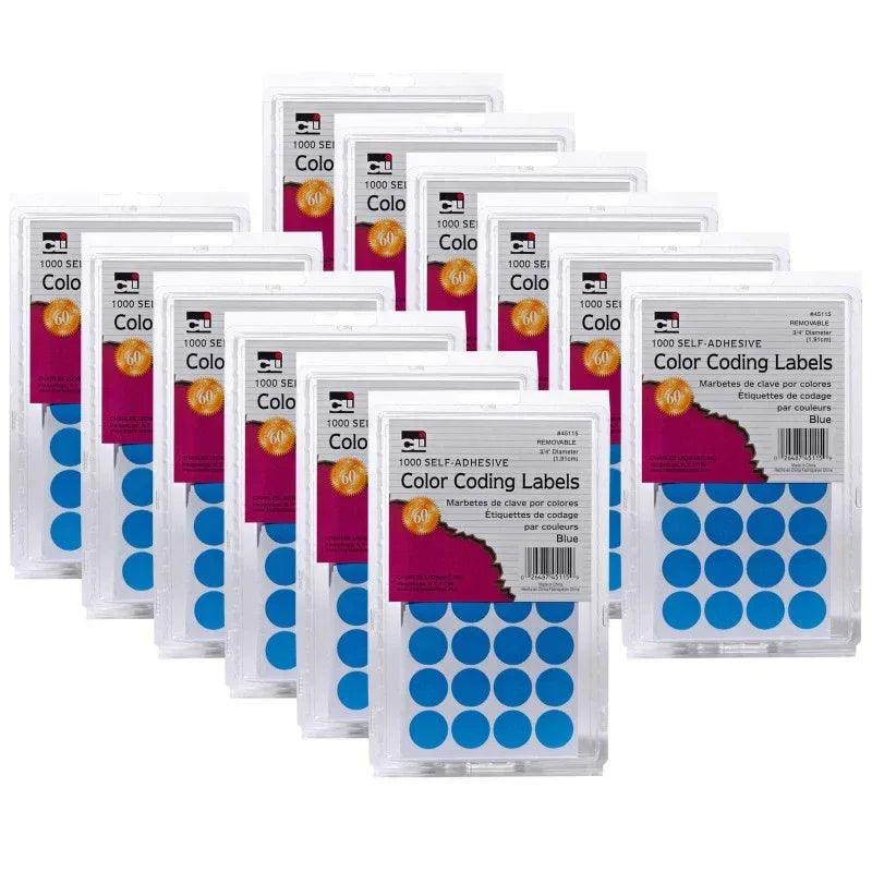 Color Coding Labels, 3/4