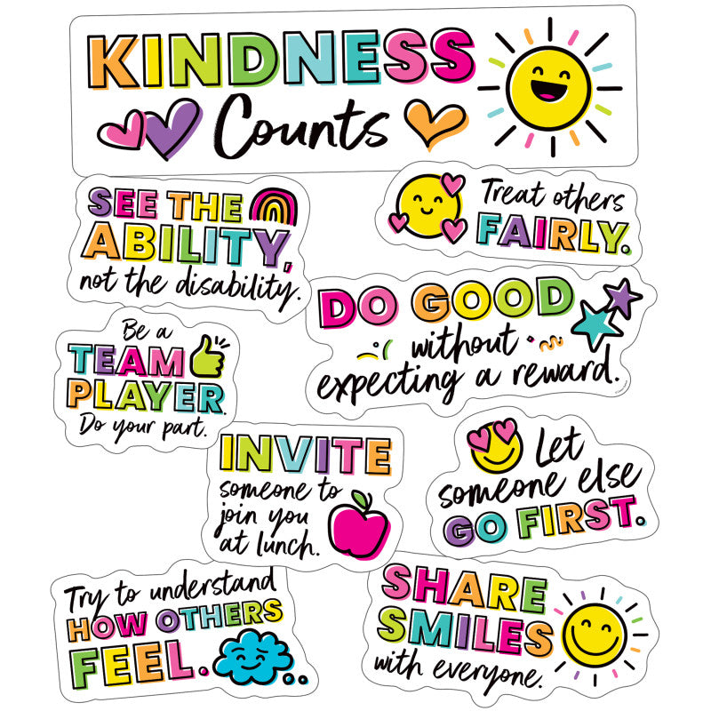 Kind Vibes Kindness Counts Mini Bulletin Board Set