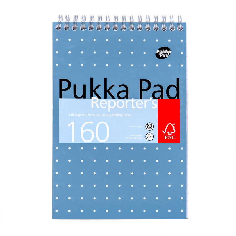 Metallic Reporterâs Pad