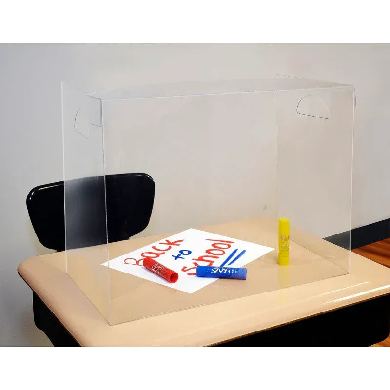 Personal Space&trade; Desk Dividers, PreK-Elementary, Clear, Single