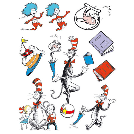 Cat in the Hat&trade; Characters Window Clings, 1 Sheet
