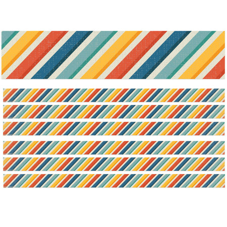 Adventurer Stripes Deco Trim&reg;, 37 Feet Per Pack, 6 Packs