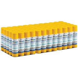 Prang Washable Glue Stick, BLUE and Dries Clear, 0..74 oz., 60 Count,  (DIX15093)