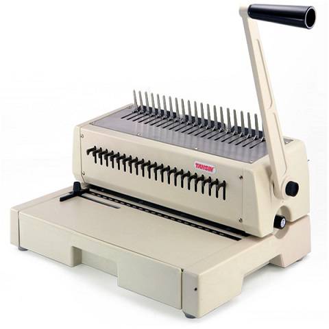 Tahsin 210PB Manual Punch & Comb Binding Machine With 21 Dies