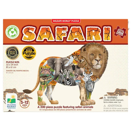 Wildlife World - Safari Puzzle, 200 Pieces