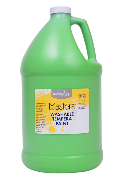 Handy Art Little Masters Washable Tempera Paint Gallon (HAN2147) Light Green