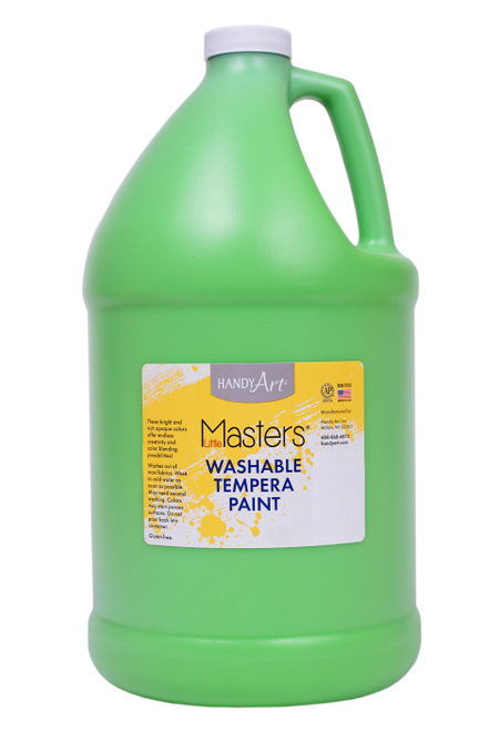 Handy Art Little Masters Washable Tempera Paint Gallon (HAN2147) Light Green
