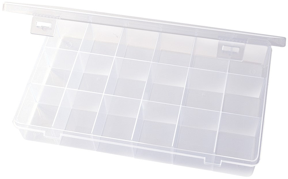 Plastic Bead Organizer #2184 - 18 Compartments - Measures 10.75" x 6.625" x 1.75", (10762)