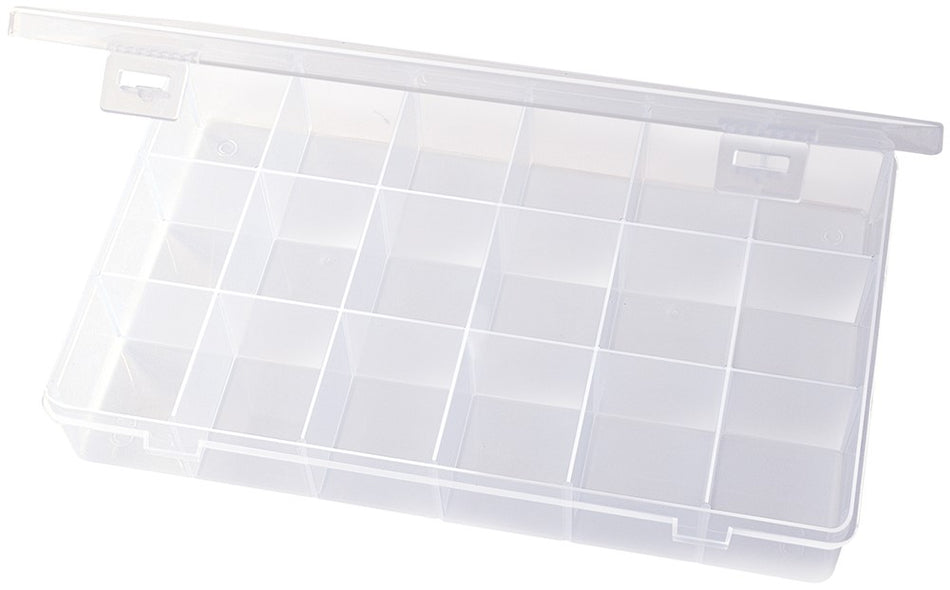 Plastic Bead Organizer #2184 - 18 Compartments - Measures 10.75" x 6.625" x 1.75", (10762)