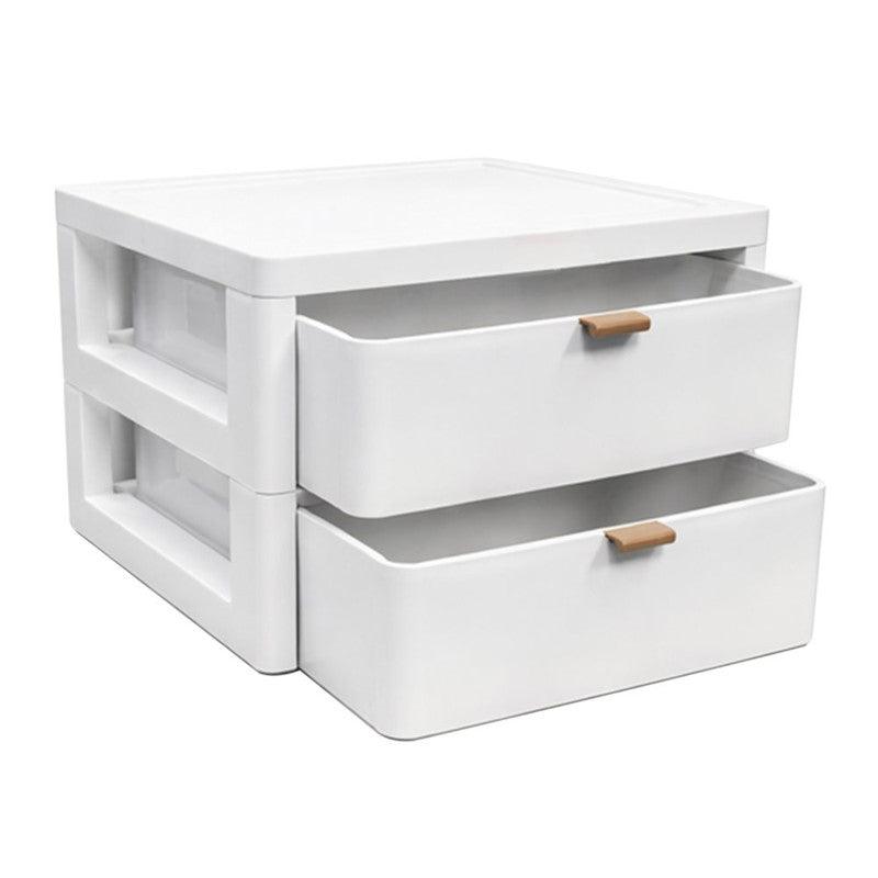 2-Drawer Desktop Organizer with Gold Handles