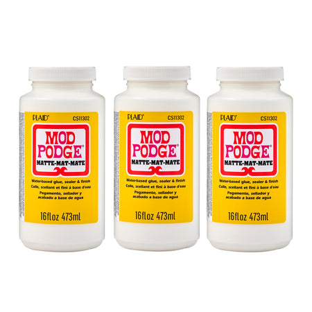 Decoupage Glue, Matte 16oz., Pack of 3