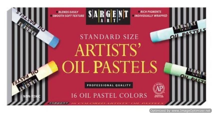 Sargent Art 16 Count Oil Pastels, Assorted 22-2019