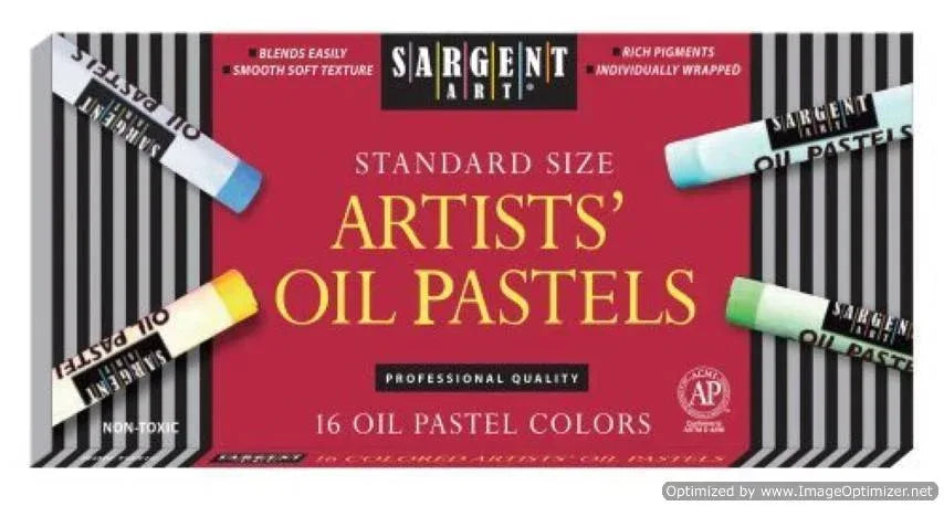 Sargent Art 16 Count Oil Pastels, Assorted 22-2019