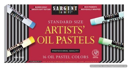 Sargent Art 16 Count Oil Pastels, Assorted 22-2019