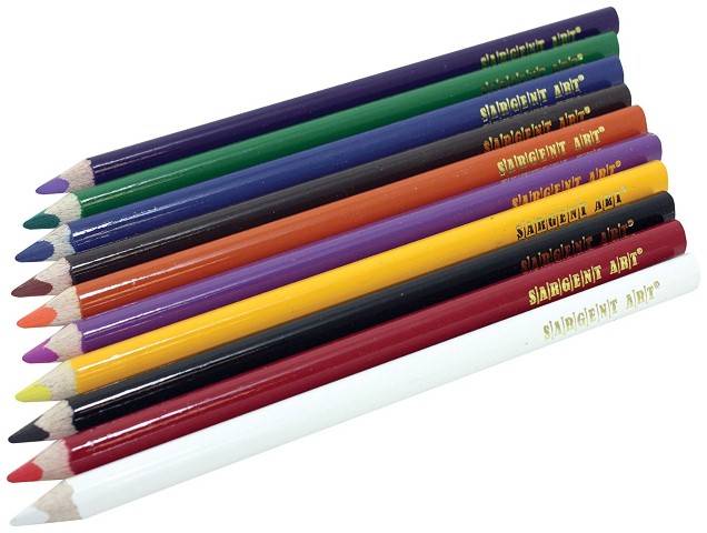 Sargent Art® 10-Count Jumbo Triangular Colored Pencils , 22-7210