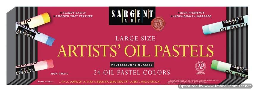 Sargent Art Jumbo Oil Pastels 24-Count 22-2016