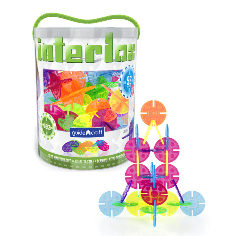 Interlox&trade; Discs Building Set, 96 Pieces