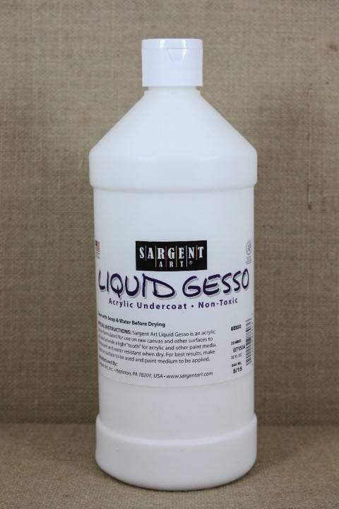 Sargent Art® Extra Thick Liquid Gesso Acrylic Undercoat, 16 oz.