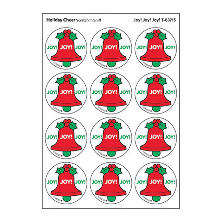 Joy! Joy! Joy!/ Holiday Cheer Scent Stickers, 24 ct.
