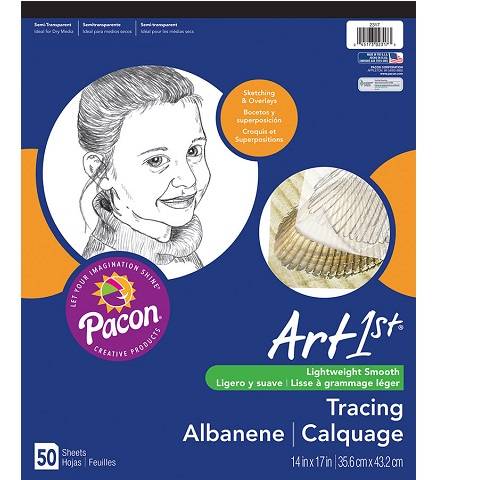 PACON, ART1ST TRACING PAD 14" X 17" 40 SHEETS, 2317