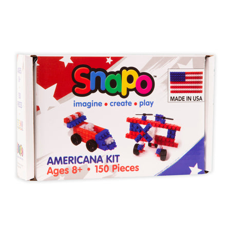 Building Blocks, Americana Made In Usa Kit, 150 Pieces