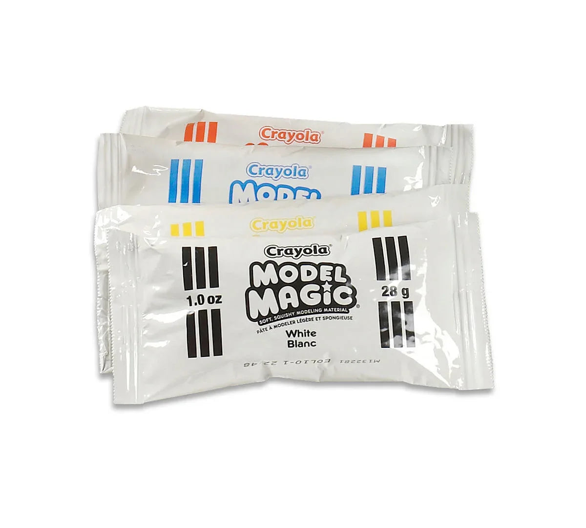 Crayola® Model Magic® Classpack, 75 count, (21 White, 18 Red, 18 Blue, 18 Yellow 1 oz.) (BIN23-6002)