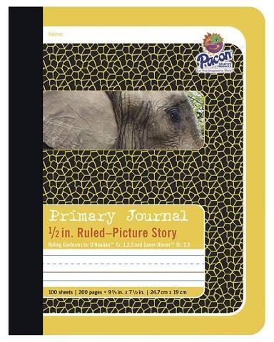 PACON COMPOSITION BOOK, YELLOW ELEPHANT 9.75" X 7.5" YELLOW ELEPHANT 200 PAGES