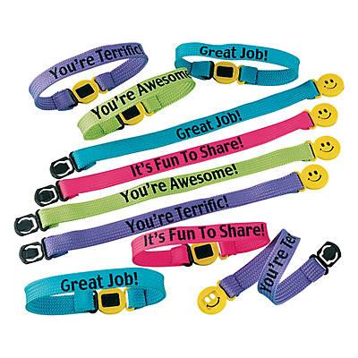 Nylon FRIENDSHIP CLUB® Encouragement Bracelets - 12/pkg.