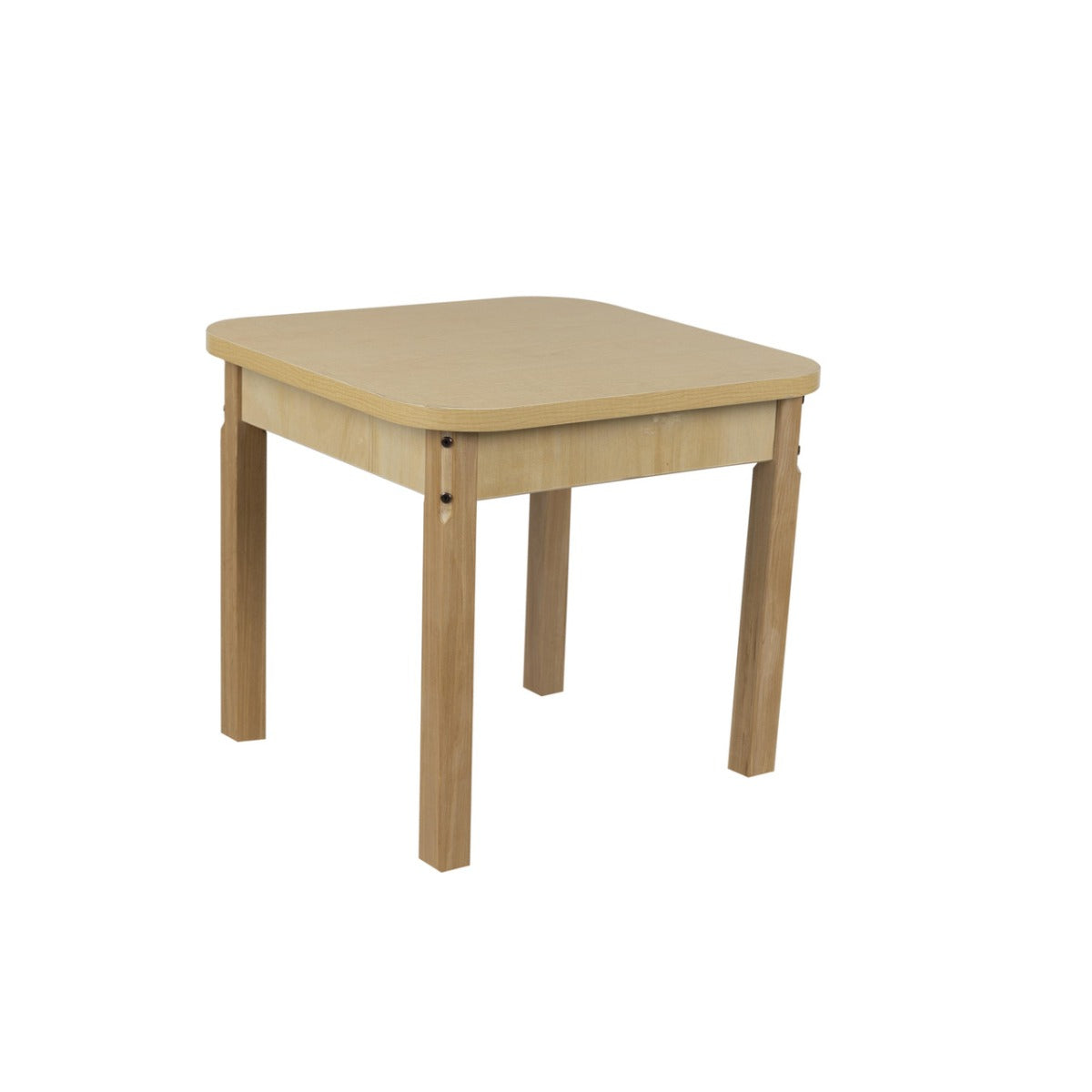 Wood Design, 24" x 24" Square High Pressure Laminate Table with 24" Hardwood Legs, WD-HPL242424