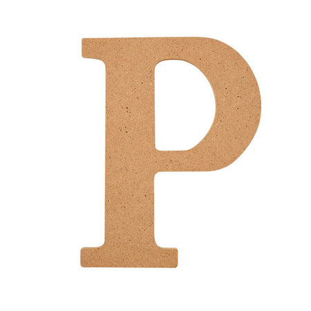 MDF Letter, P, 5 Inch