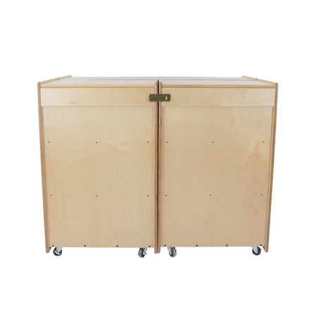 25 Tray Tri-Fold Storage with (25) Brown Trays