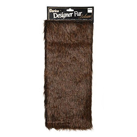 Large Luxury Fur 12" x 15"- Dark Brown