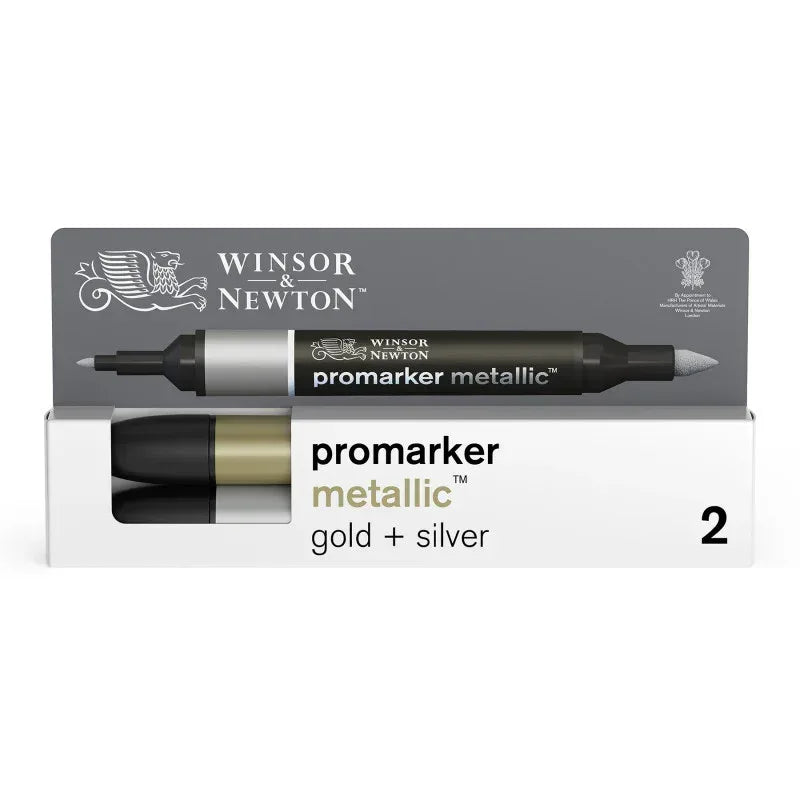 WN ProMarker Metallic Gold + Silver
