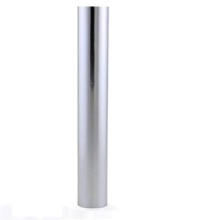 Hygloss Metallic Foil Rolls, 26-Inch x 25-Ft Silver