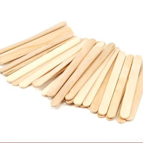 Natural Wood Craft Sticks - 4-1/2" x 3/8" - 1000/box (25350)