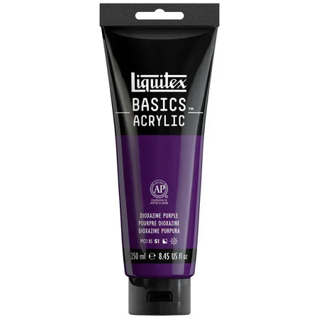 BASICS Acrylic Paint, 250 mL, Tube, Dioxazine Purple