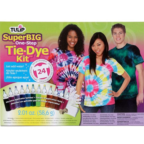 Tulip 26507 One-Step Super Big Tie Dye Kit, 12 Colors