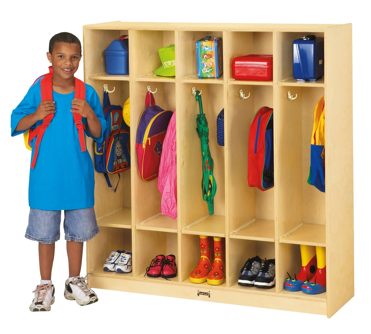 Jonti-Craft® 5 Section Coat Locker