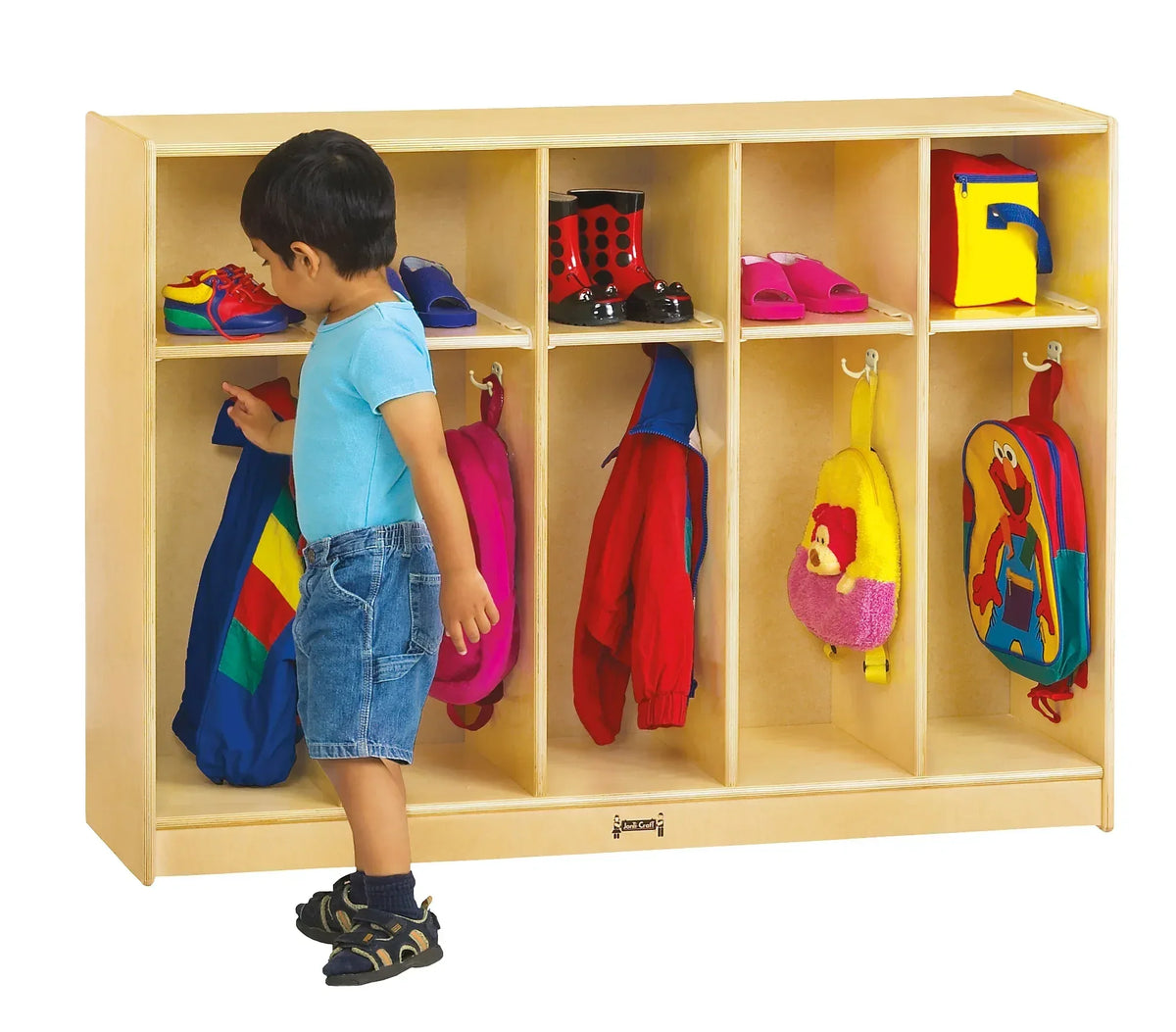 Jonti-Craft® Toddler 5 Section Coat Locker