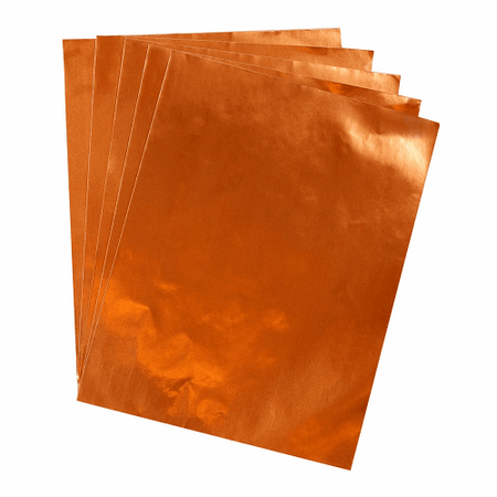 Hygloss Metallic Foil Paper 8.5" x 11" copper