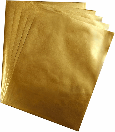Hygloss Metallic Foil Paper 8.5" x 11" Gold