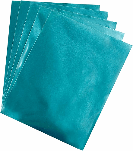 Hygloss Metallic Foil Paper 8.5" x 11" Light Blue