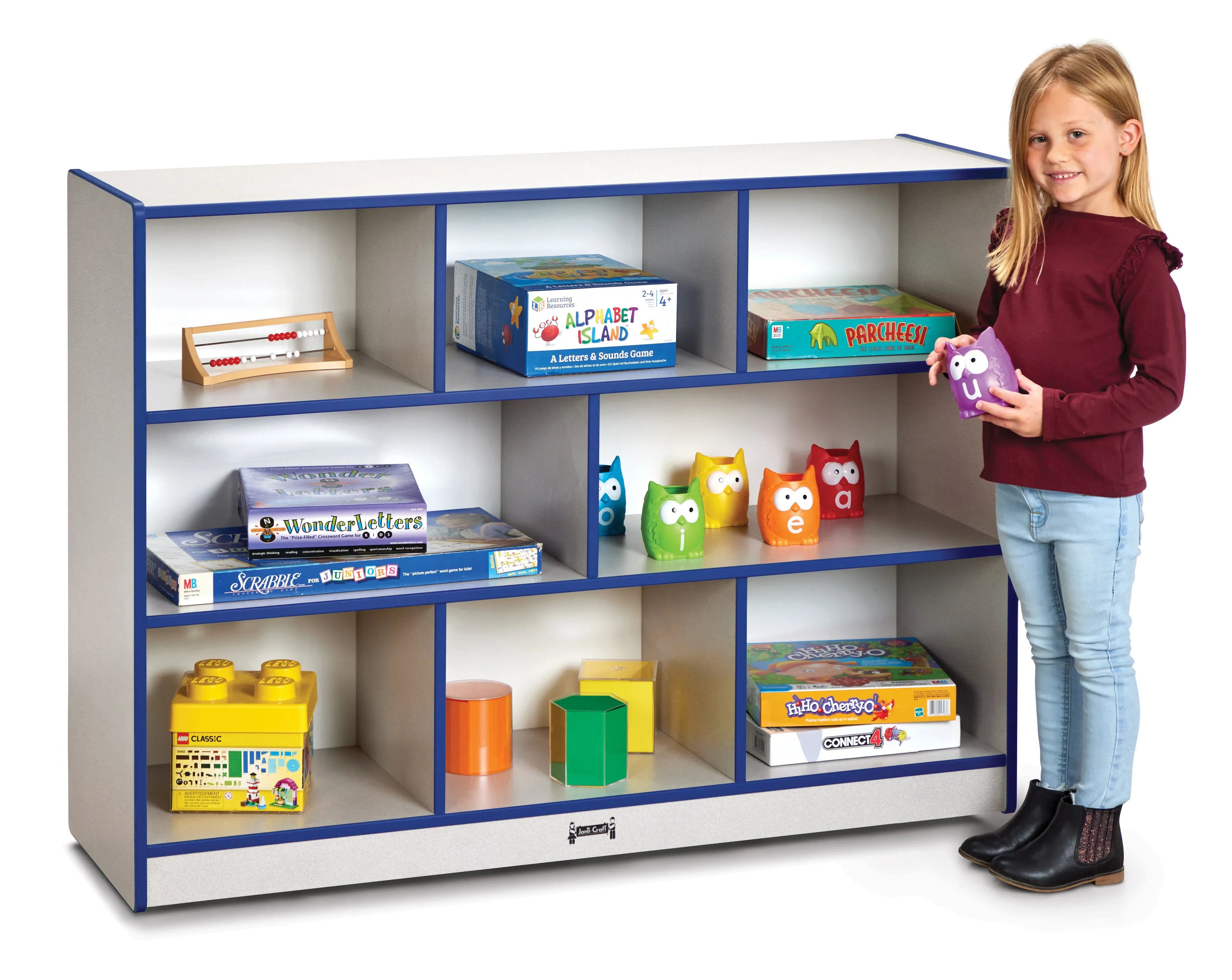 Rainbow Accents® Super-Sized Single Mobile Storage Unit - Blue