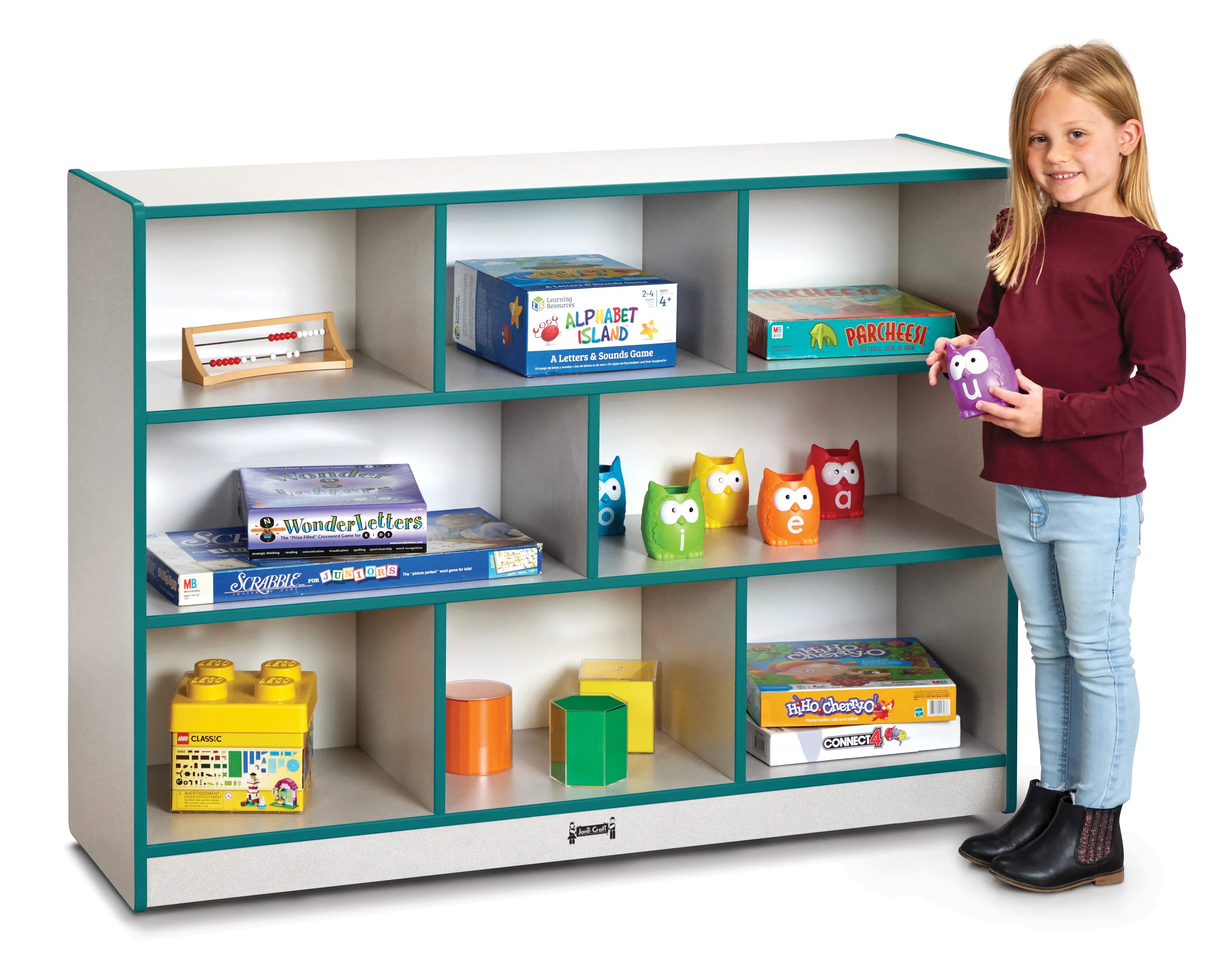 Rainbow Accents® Super-Sized Single Mobile Storage Unit - Teal